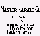Master Karateka (Japan)